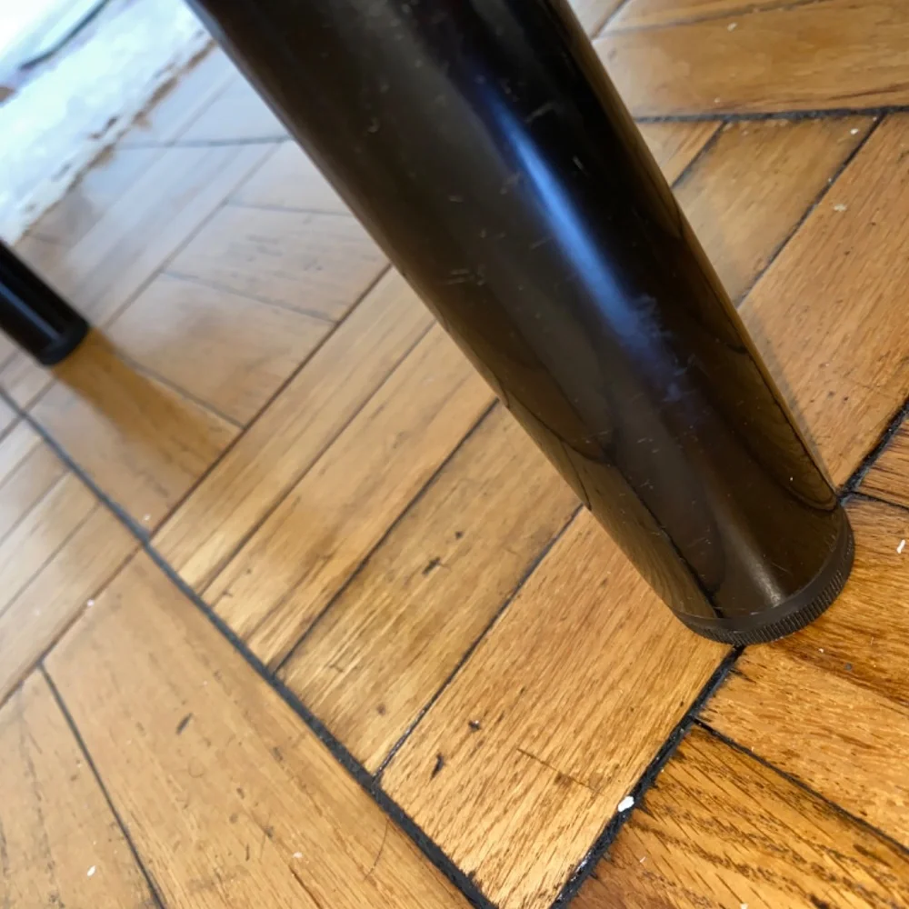 Black IKEA desk